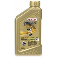 Castrol Power 1 Racing 4T Motorcycle Oil - 5W40-1Qt. 06113