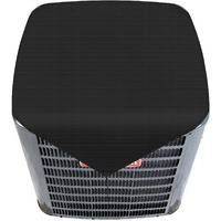 Patio Outdoor Ac Unit Cover Outside For Winter Air Conditioner Compressor Top Cover Keep Debris Leaves Out With Bungee Cords 32""X32"" Solid Black