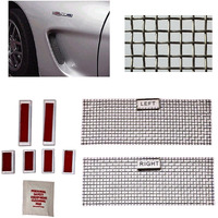 C5 Corvette Cove Side Screen Insert Kit Stainless Steel Woven Mesh Design Fits: All 97 Through 04 Corvettes