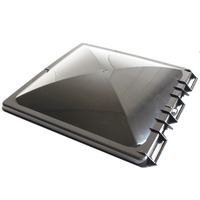 X-Haibei Rv Roof Vent Cover 13 X 14 X 2 Inch Vent Lid Universal Replacement For Camper Trailer  Black  Polypropylene