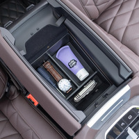 Jkcover Center Console Organizer Tray Compatible With Bmw X5 G05 X7 G07 (2019-2024) And X6 G06 (2020 2021 2022 2023 2024) Accessories Armrest Secondary Storage Box  Abs Plastic