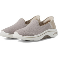 Skechers Women's Go Walk Arch Fit 2.0 Delara Hands Free Slip-Ins Sneaker  Taupe  9
