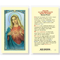 Stealstreet Ss-Wjh-E24-201 Prayer To The Immaculate Heart Of Mary Holy Cards