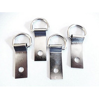 Hill Leather Company Set Of 4 Pcs Saddle Concho Repair 1 1/2"" Clip & Dee 5/8"" D Ring