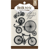 Bo Bunny Bicycles Stamp  Multicolor