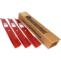 Mowerpartsgroup (3) Hi Lift Blades Fits Hustler 48"" Raptor Sd Replaces 795757