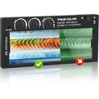 Auto-Darkening Welding Lens  2?4.25  Variable Shade 5-13  True Color Technology  With Replacement Outside Cover Lens  Fit Most Pancake And Pipeliner Welding Hoods