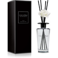 Cocodor White Flower Reed Diffuser / April Breeze / 1 Pack / Home & Office Decor Aromatherapy Diffuser Oil Gift Set / Large Size  Large Capacity  Big Size Diffuser  Black Edition/16.9Ounce(500 Ml)