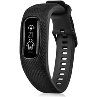 C2D Joy Strap Tpu Wristband Compatible With Garmin Vivosmart 4  Activity And Fitness Tracker (Black) Medium