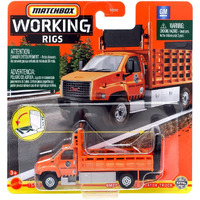 Matchbox Gmc 3500 Attenuator Truck  [Orange] Working Rigs 15/16