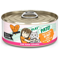 Weruva B.F.F. Play - Best Feline Friend Pat? Lovers  Aw Yeah!  Tuna & Salmon Oh Snap! With Tuna & Salmon  5.5Oz Can (Pack Of 8)