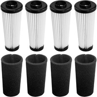 F112 Filter Replacement For Dirt Devil Endura Vacuum Parts Ud70187 Ud20120Nc Ud20124 Ud70167P Ud70171 Ud70186 Ud70174 Ud70161 Ud70181 Ud70355B  4 Pack Odor Trapping Filter Replace Part Ad47936