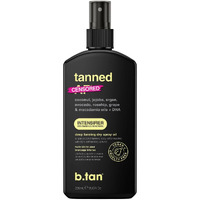 B.Tan Best Tanning Oil | Get Tanned Intensifier Dry Spray - Fast  Dark Outdoor Sun Tan From Tan Accelerating Actives  Packed With Moisturizing Oils  No Spf  Austrailian Brand  8 Fl Oz