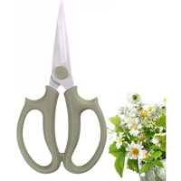 Leize Garden Flower Scissors  Premium Thickened Stainless Steel Floral Shears  Strong Pruner For Flowers  Branches And Leaves