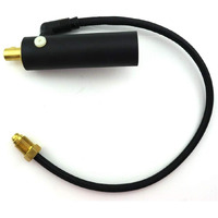 Weldingcity Separate-Hose Dinse-Type (50Mm) Cable Adapter Plug Connector For Air-Cooled 200-Amp Tig Welding Torch 26-Series