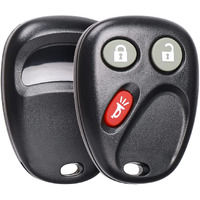 Npauto Key Fob Fits For Chevy Trailblazer Gmc Envoy 2002 2003 2004 2005 2006 2007 2008 2009  Buick Rainier 04-07  Isuzu Ascender 03-07  Oldsmobile Bravada 02-04 Keyless Entry Remote Replace# 15051014