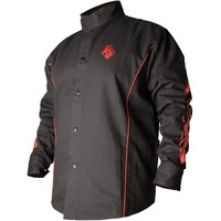 Revco Bx9C-Xxxl Bsx Black/Red Stryker Fr Welding Jackets By Revco-Xxxl