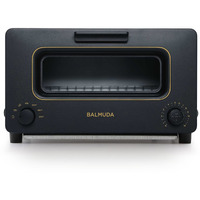 Balmuda The Toaster | Steam Oven Toaster | 5 Cooking Modes - Sandwich Bread  Artisan Bread  Pizza  Pastry  Oven | Compact Design | Baking Pan | K01M-Kg | Black | Us Version