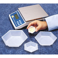 Plastic Hexagonal Weigh Boats Medium Dish 100Pk