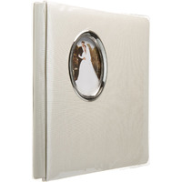 Wedding Photo Album - Holds (100) 5X7 And (4) 8X10 Photos Album Size 10-1/2"" X 11-1/2""