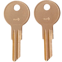 B01 B02 B03 B04 B05 Pair Of 2 - Husky Keys New Keys For Husky Tool Box Home Depot Toolbox Replacement Key Pre Cut To Code By Keys22 (B02)