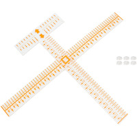 T-Shirt Alignment Ruler Guide Tool Set With Acrylic To Center Designs For Easy Make Sewing Adult Kids Children Little Boys Tee Clothing  Transparent