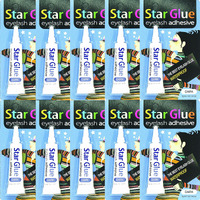 Star Glue Waterproof Eyelash Adhesive Dark For Eye Shadow Mascara And Eyeliner 10 Pcs