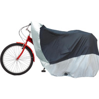 Formosa Covers | Lightweight Adult Tricycle Cover Fits Schwinn  Westport  Aboron  Vevor  And Meridian - Protect 3-Wheel Bike From Rain  Dust  Debris  And Sun | Black/Silver Fabric 94""L X 37""W X 49""H