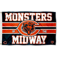 Chicago Bears Monsters Of The Midway Flag