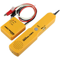 Electrical Wire Tracer Circuit Tester W/Tone Generator & Probe Kit  Cable Signal Locator Tester  Test Circuit Continuity  Network Telephone Line  Automotive Circuit Identify Tools W/Clips & Rj11 Plug