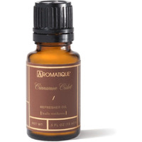 Aromatique Cinnamon Cider Refresher Oil - Home Fragrance  Long Lasting Room Air Freshener Essential Oil Deodorizer Nonstop Freshness Aromatherapy Xmas Christmas Gifts Notes Of Apple  Pear  Rose .5Oz