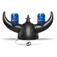 Blksmith Viking Drinking Hat | Viking Helmet | Drinking Accessories For Parties & College | Fits 16"" - 24"" Head