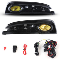 Winjet Oem Series For [2013 2014 2015 Honda Civic Sedan] Driving Fog Lights + Switch + Wiring Kit (Yellow)