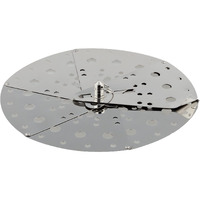 Shimomura Industry Tamahashi Fo-1 Free Size Drop Lid  5.5-9.1 Inches (140-230 Mm)  Stainless Steel  Japan