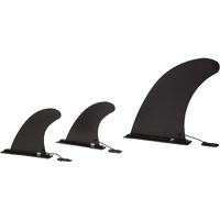 Retrospec Replacement Fins For Inflatable Stand Up Paddle Board (Set Of 3)  Black