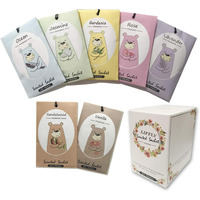 Liffly 14 Packs Scented Sachets For Drawers And Closets Lavender  Rose  Jasmine  Ocean  Vanilla  Sandalwood  Gardenia 7 Scent