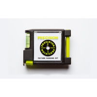 Precision 4-In1 Tape Measure With Level  Paper & Pen