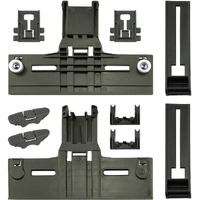 Upgraded W10350376 Dishwasher Top Rack Adjuster Part Repair Kit (10Pcs) With W10195840 & W10195839 & W10250160 & W10508950 Upper Parts Replacement For Whirlpool Kenmore Dishwasher