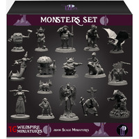 Wildspire Monsters Pack For Dnd Miniatures Booster Pack Of 16 Dnd Monsters Minis 28Mm-32Mm Scale Dnd Accessories D&D Miniatures Dnd Minis Dnd Figures Starter Set Tabletop Heroquest Minis