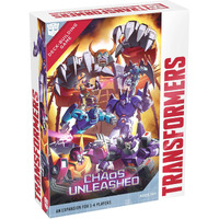Renegade Game Studios: Transformers: Deck-Building Game: Chaos Unleashed - Expansion  New Characters  2 Modes Of Play  Ages 14+  1-4 Players  90 Min