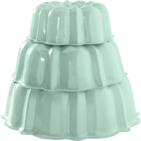 Nordic Ware Tiered Bundt Set-3  6  12 Cup  Sea Glass