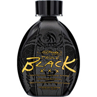Ed Hardy Black Xxx Instant Dark Color Tanning Lotion  13.5 Oz