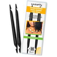 Locsanity Interlocking Tool For Locs - Dual-Ended Metal Dreadlock Crochet Needle - Sisterlock Retightening Tool  Loc Maintenance - Hair Styling Dreads  Microlocks  Small/Medium Locs