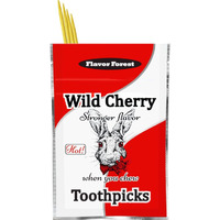 Wild Cherry Flavored Cinnamon Toothpicks - 100Ct