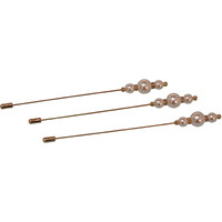 Hat Pins By Prideahead - With Pearl - Elegant Hair Pin - Stick Pin/Suit Pin For Men/Women (2 Pins)