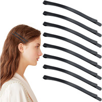 50 Black Jumbo Bobby Pins  3.34 Inch Metal Hair Clips Hair Pin Bobby-Pins Hairpins Hair Accessories For Women Thick Long Updo Hair Style