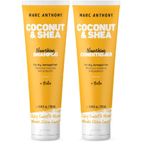 Marc Anthony Volumizing Shampoo And Conditioner Set With Coconut Oil & Shea Butter - Nourishing & Hydrating Haircare Infused With Biotin For Dry & Damaged Hair - Restore Moisture & Protects Hair
