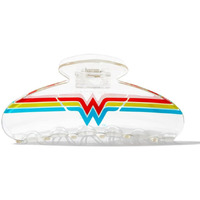 Wonder Woman X Kitsch Clear Acrylic Large Claw Clip - Cute Hair Clips For Women  Hair Claw Clips For Thick Hair  Large Hair Clips For Thin Hair  Big Hair Clips For Girls  Clear Hair Clips For Styling