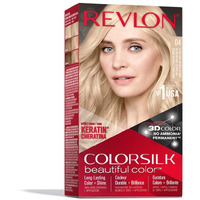 Revlon Permanent Hair Color  Permanent Hair Dye  Colorsilk With 100% Gray Coverage  Ammonia-Free  Keratin And Amino Acids  04 Ultra Light Natural Blonde  4.4 Oz (Pack Of 1)