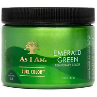 As I Am Curl Color - Emerald Green - 6 Ounce - Color & Curling Gel - Temporary Color - Vegan & Cruelty Free